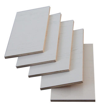 Cheapest price white color 18mm melamine plywood to India